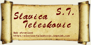 Slavica Telesković vizit kartica
